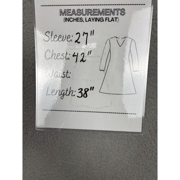 Steve Madden Women's Turtleneck Cozy Winter Sweater Dress Gray Size XL NWT's. - Picture 8 of 8